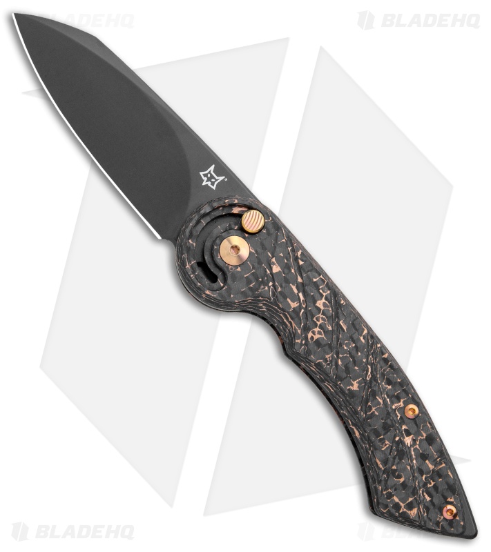 Fox Knives Radius Copper Shred Carbon Fiber Blade HQ