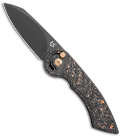 Fox Knives Radius Folding Knife Copper CF (3" Black M390) FX-550 CFB