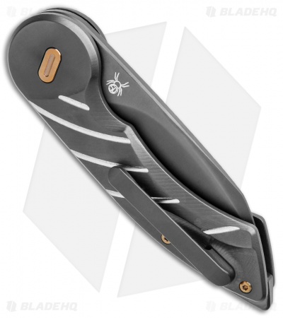 Fox Knives Radius Folding Knife PVD Black Titanium (3" Black M390) FX-550 TiB
