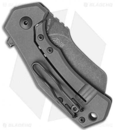 Fox Knives Italico  Frame Lock Knife Acid Wash Titanium (2.3" SW M390)