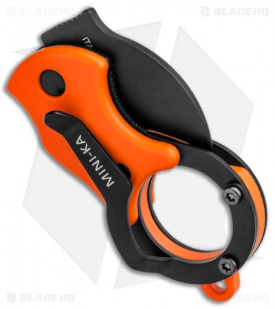 Fox Knives Mini-KA Linerlock Karambit Knife Orange (1" Black) FX-535 OB