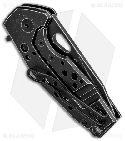 Fox Knives Vox Suru Frame Lock Flipper Knife Black (2.3" Black Stonewash)