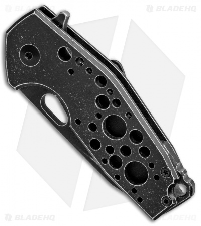 Fox Knives Vox Suru Frame Lock Flipper Knife Black (2.3" Black Stonewash)