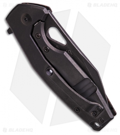 Fox Knives Vox Yaru Frame Lock Knife Snakeskin CF (2.9" Black SW) FX-527-CF 