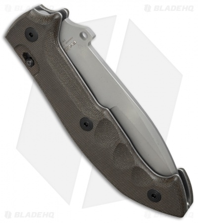 Fox Knives Tracker "Meskwaki" Folding Knife Micarta (5.5" Bead Blast) FX-500