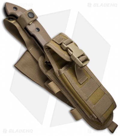 Fox Knives Tracker "Meskwaki" Folding Knife Brown G-10 (5.5" Black) FX-501