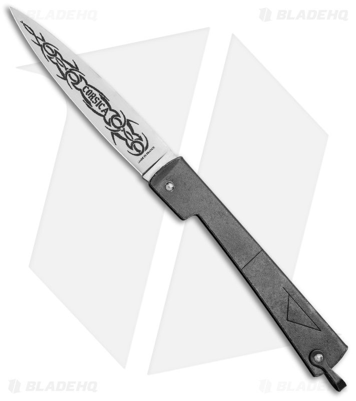 Fred Perrin Vendetta Manual Folding Knife Black (3.5" Satin)