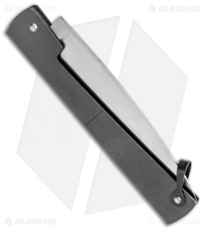 Fred Perrin Vendetta Manual Folding Knife Black (3.5" Satin)