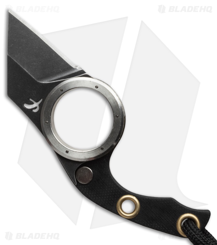 Fred Perrin Le Shark Pliante Friction Folder Black G-10 (1.5" Black) 