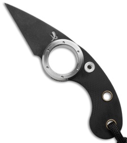 Fred Perrin Mini La Griffe Pliante Friction Folder Black G-10 (1.5" Black) 