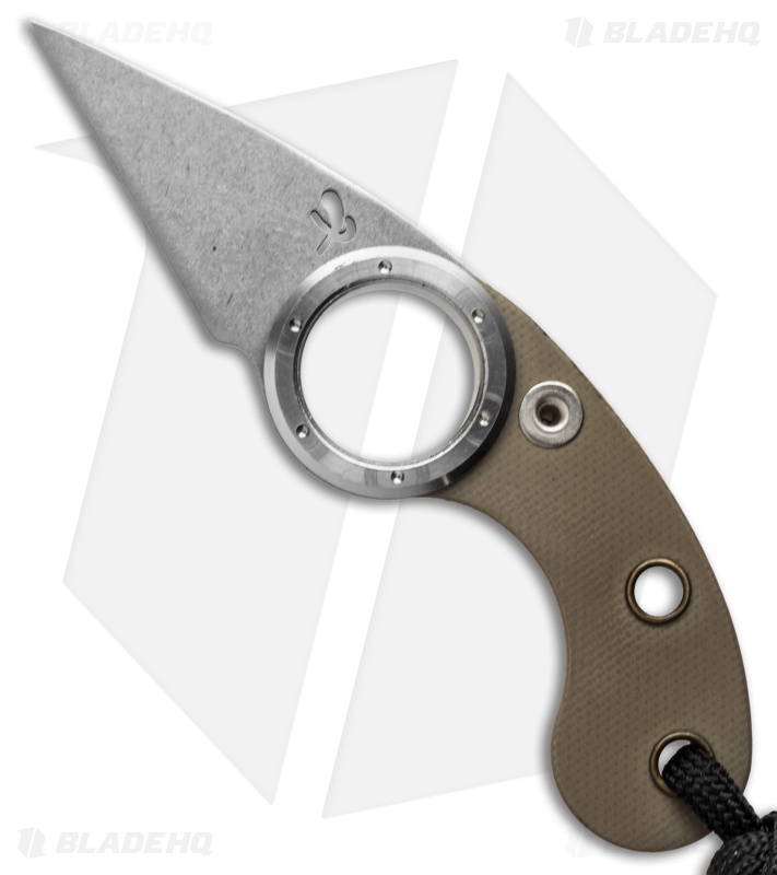Fred Perrin Mini La Griffe Pliante Friction Folder Tan G-10 (1.5" Stonewash)