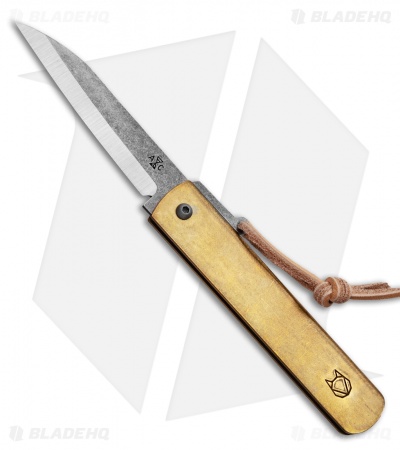 Andersson & Copra Urban Husky Friction Folder Knife Brass (2.9