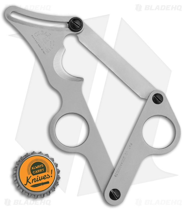 Fox Knives Cigar Club Cutter Stainless Steel (2.25" Beadblast) 749