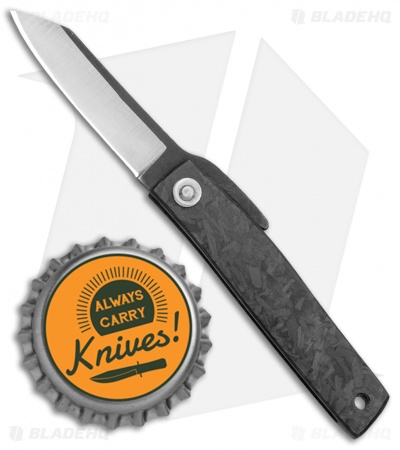Boker Higo Bonsai Hikari | Slip Joint Knife | Carbon Fiber+