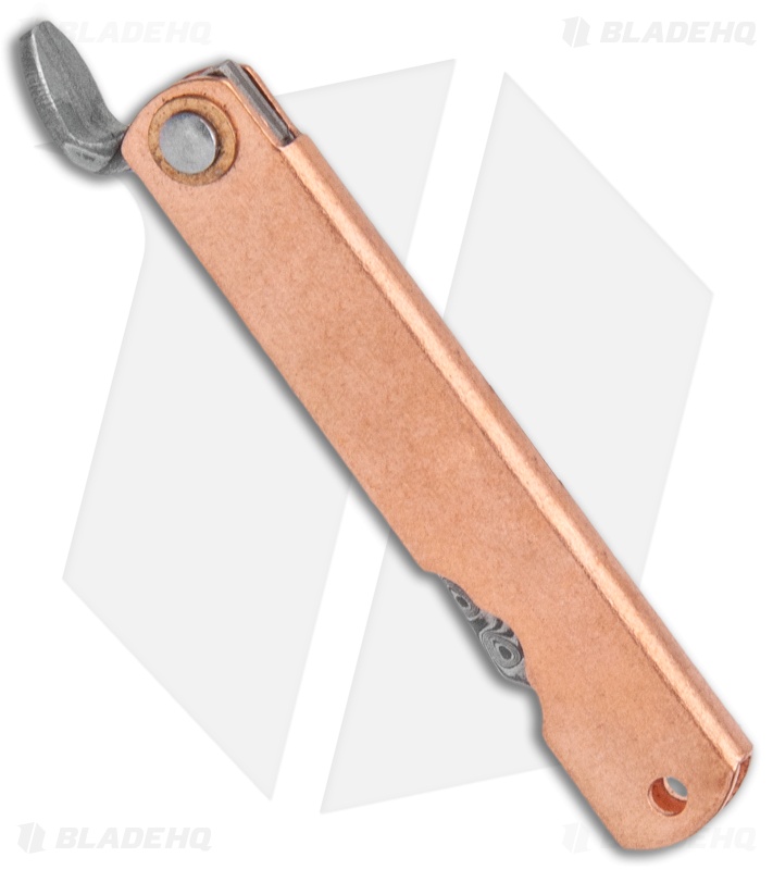 Boker Higo Bonsai Hikari | Slip Joint Knife | Copper+Damascus