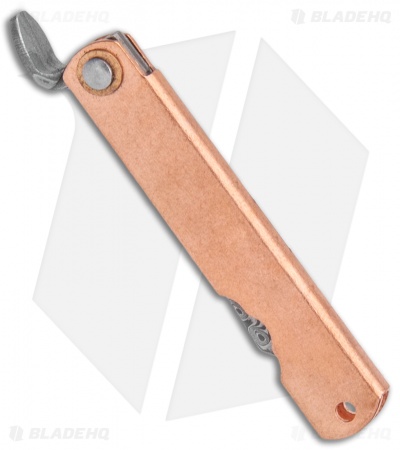 全国送料無料・イイ店 Boker Higo Bonsai Hikari | Slip Joint Knife | Copper+Damascus 文房具・ステーショナリー