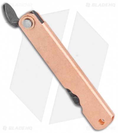 Higonokami Mini Irogane Folding Knife Copper (1.6" Black)