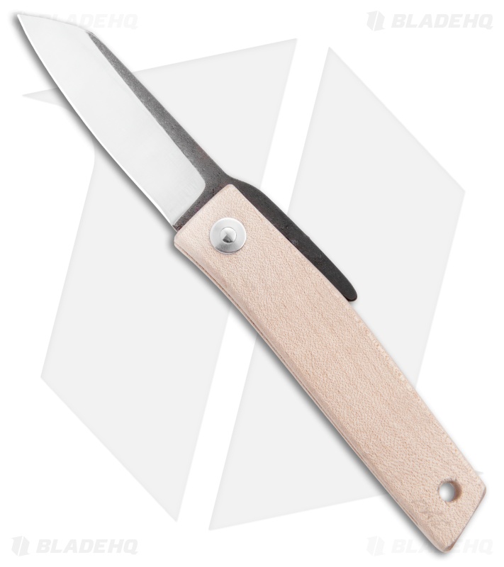 Hiroaki Ohta Knives OFF FK 5 Friction Folder Maple Wood (2.1" Two-Tone)