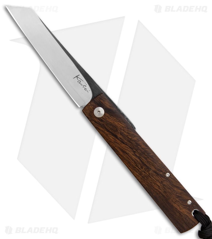 Kansei Matsuno Custom F011 Large Friction Folder Ironwood (3.3" Satin)