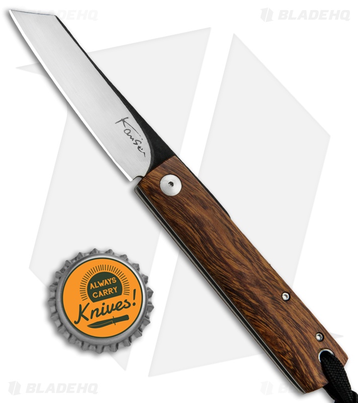 Kansei Matsuno Custom F011 Small Friction Folder Knife Rosewood