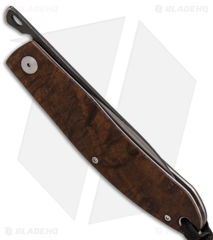 Kansei Matsuno Custom F022M Friction Folder Knife Ringed Gidgee (3" Satin)