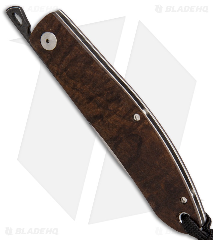 Kansei Matsuno Custom F022M Friction Folder Knife Ringed Gidgee (3" Satin)