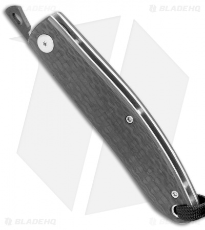 Kansei Matsuno Custom F03 Friction Folder Knife Carbon Fiber (2.6" Satin)