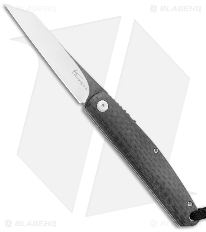 Kansei Matsuno Custom F04 Friction Folder Knife Carbon Fiber (2.8" Satin)