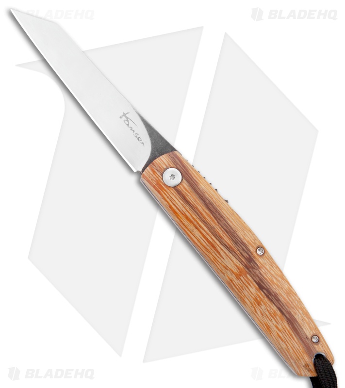 Kansei Matsuno Custom F04 Friction Folder Knife Snakewood (2.8" Satin)