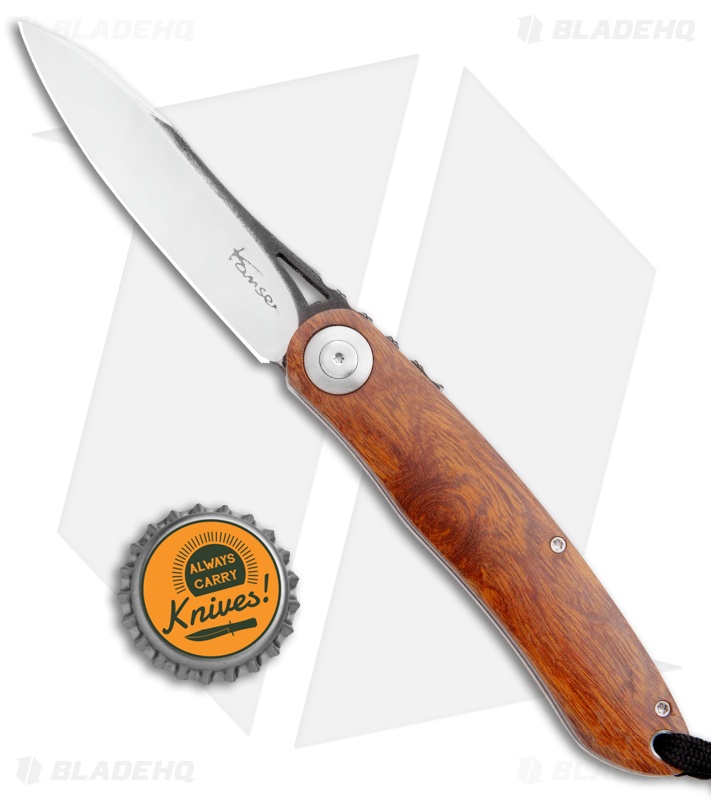 Kansei Matsuno Custom F09 Friction Folder Knife Ironwood (3