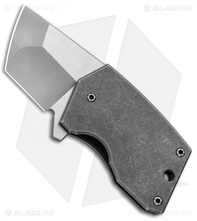 Menovade STUB Gen3 - Folding Knife | Titanium + Stonewash | Blade HQ