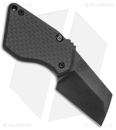 Menovade STUFF  M2 Friction Folder Knife Carbon Fiber (1.75" Black)