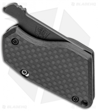 Menovade STUFF  M2 Friction Folder Knife Carbon Fiber (1.75" Black)
