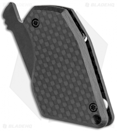 Menovade STUFF  M2 Friction Folder Knife Carbon Fiber (1.75" Black)