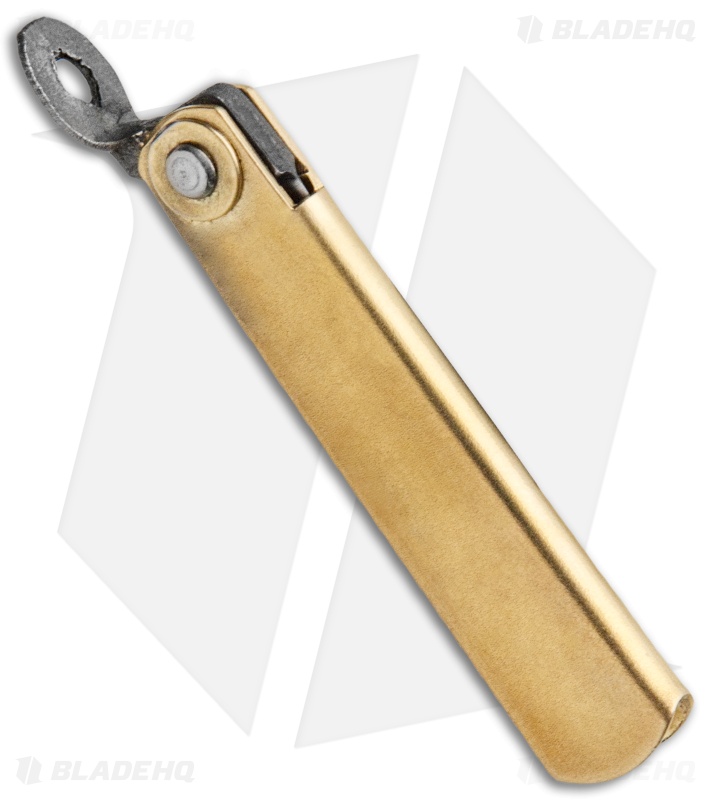 Nagao Higonokami Friction Folder 55mm Brass (1.5" SK) HIGO-01RS