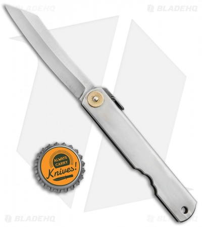 Nagao Higonokami Friction Folder Knife Stainless Steel (3" VG-10) Warikomi Blade