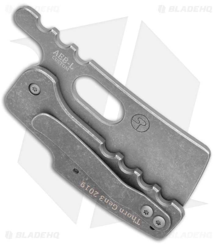Serge Panchenko Custom Thorn Gen. 3 Friction Folding Knife Titanium (Stonewash)