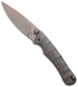 Gavko Custom Friction Folder Knife Matte Sculpt (3" Bronze SW)