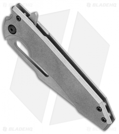 Gavko Knives Mid-Tech Mako Knife Gray Titanium (3.75" Stonewash)