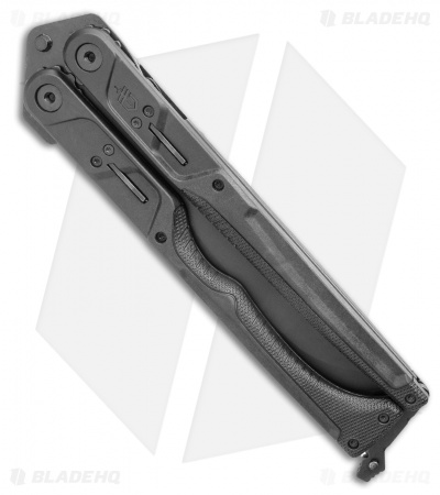 Gerber Doubledown QuadLock Folding Machete Knife Black (6.8" Black)