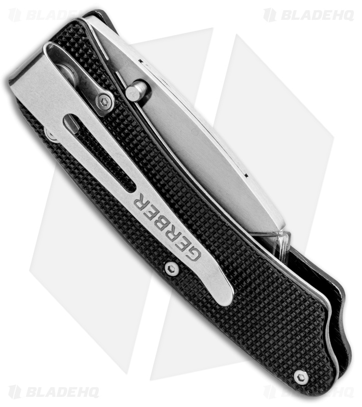 Gerber Edge Aluminum Liner Lock Utility Razor Black (2.38" Satin