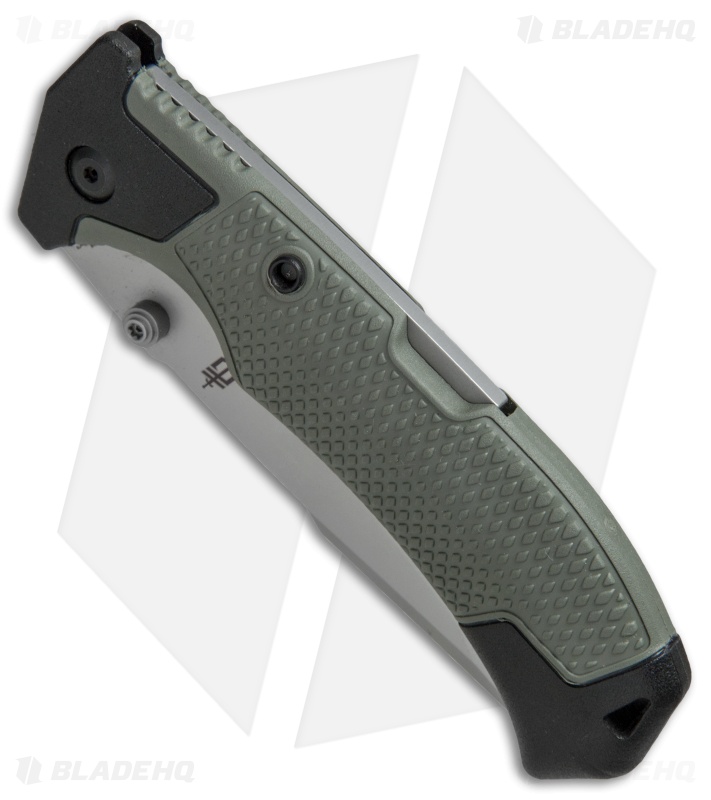 Gerber Edict Lockback Knife Green GFN (3.75" Bead Blast) 30-001300