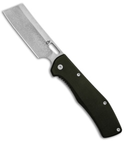 Gerber FlatIron Cleaver Frame Lock Knife Dark Gray Aluminum (3.5" Stonewash) 