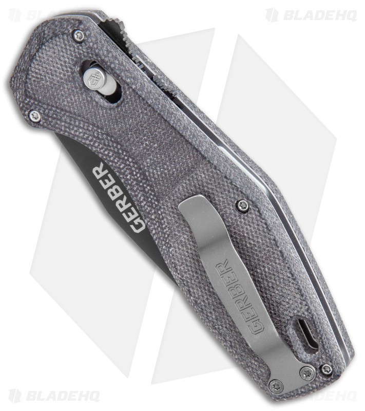 Gerber Hyperflip Assisted Opening Knife Black/Gray Micarta (3.4" Blk) 30-001852
