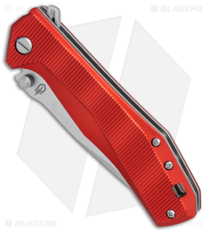 Gerber Index Liner Lock Knife Red Aluminum (3.3" Satin) 30-001355