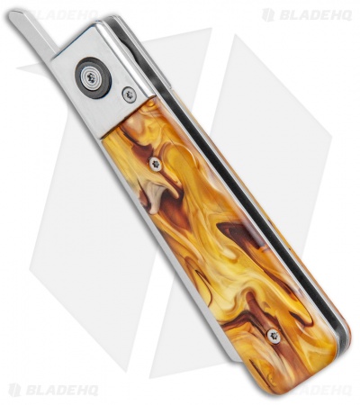 Gerber Jukebox Front Flipper Liner Lock Knife Tortoise (2.75" Satin)
