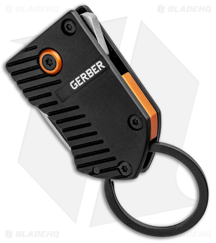 Gerber Key Note Compact Key Chain Knife Black Aluminum (1" Satin)