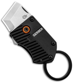 Gerber Key Note Compact Key Chain Knife Black Aluminum (1" Satin)