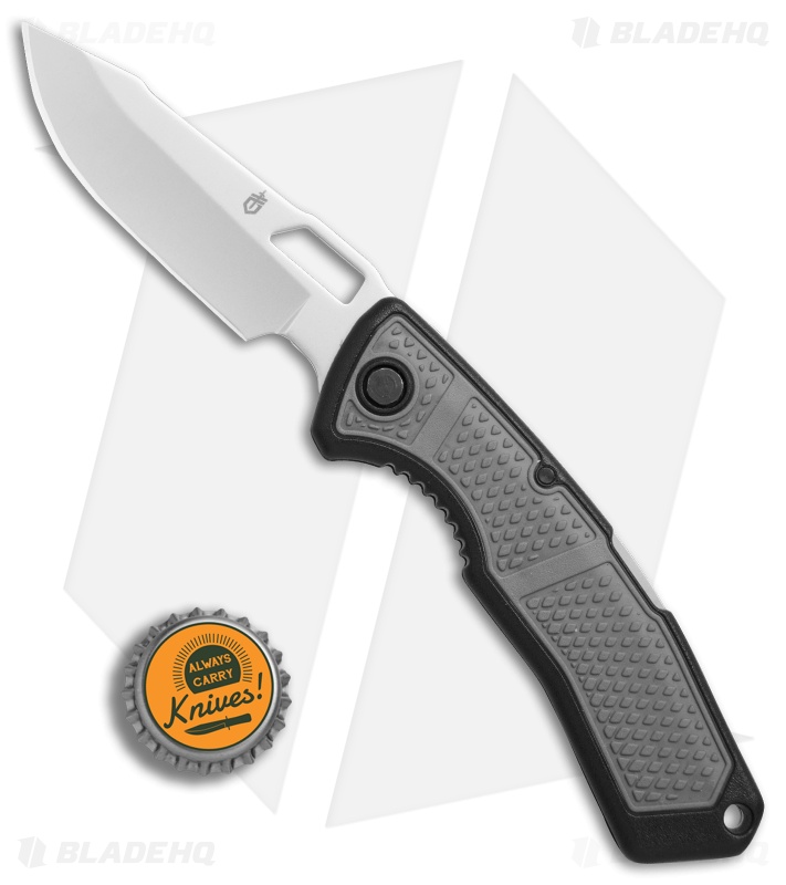 Gerber Order Lockback Knife Black/Gray (3.125" Gray) 30-001251