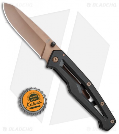 Gerber Paralite Frame Lock Knife Black (3" Rose) 30-001344